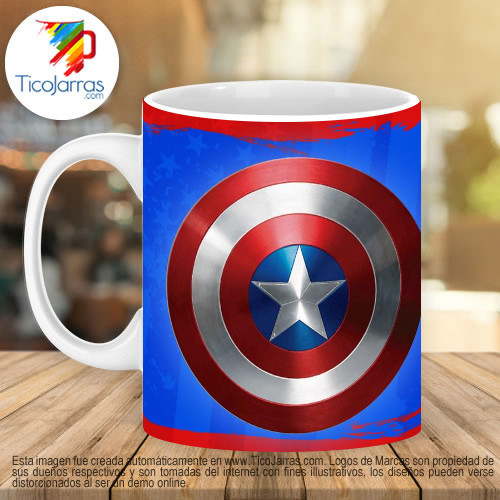 Jarras Personalizadas Capitan America