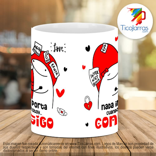 Tazas Personalizadas Flork - Nada importa cuando estoy contigo