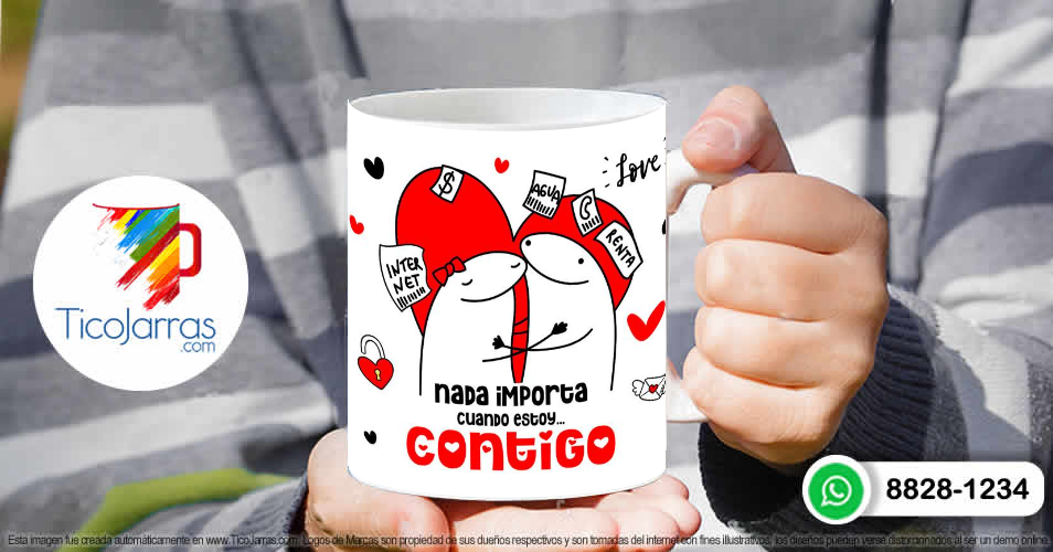 Tazas Personalizadas en Costa Rica Flork - Nada importa cuando estoy contigo