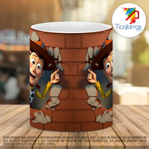 Tazas Personalizadas Woody 3D