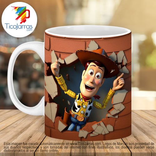 Jarras Personalizadas Woody 3D