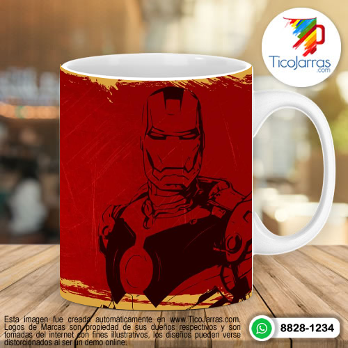 Tazas Personalizadas en Costa Rica Iron Man