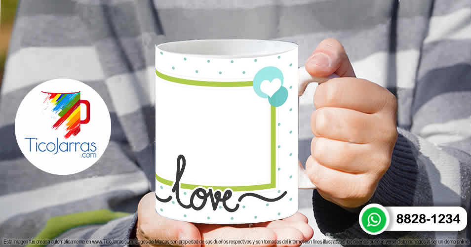 Tazas Personalizadas en Costa Rica Te amo mi vida - love - con foto