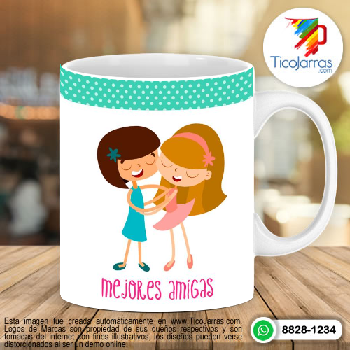 Tazas Personalizadas en Costa Rica Pra una gran Amiga