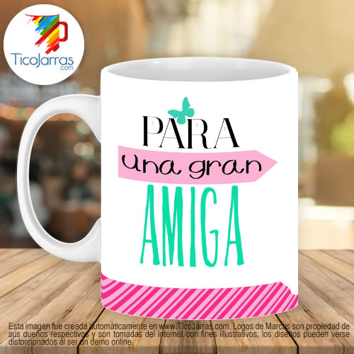 Jarras Personalizadas Pra una gran Amiga