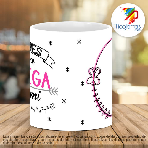 Tazas Personalizadas Tienes una enemiga de mí