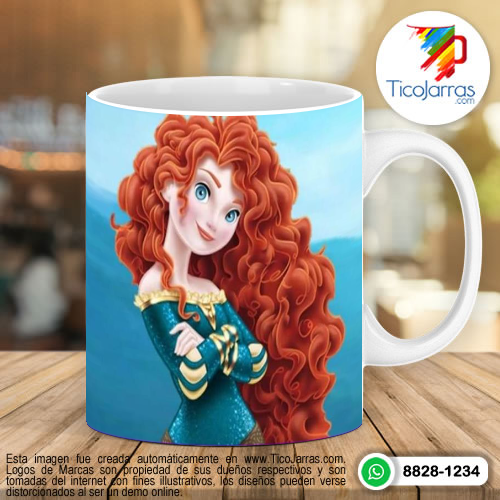 Diseños Personalizadas Princesa Merida