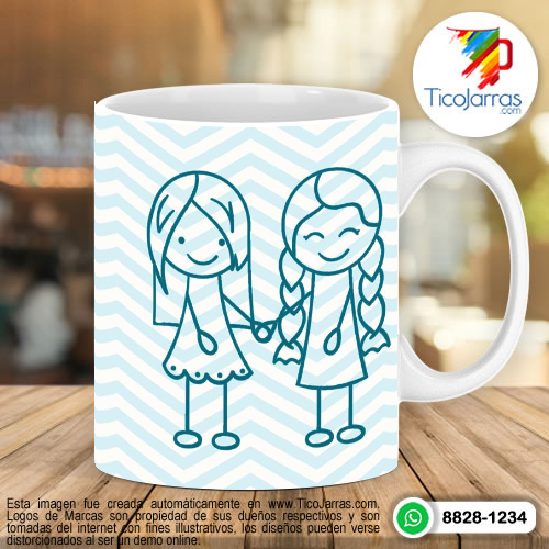 Tazas Personalizadas en Costa Rica La vida es mejor con amigas como tú