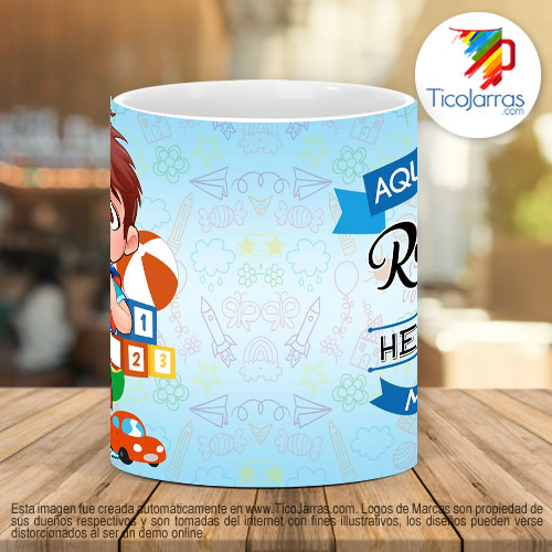 Tazas Personalizadas Aquí toma el mejor Hermano