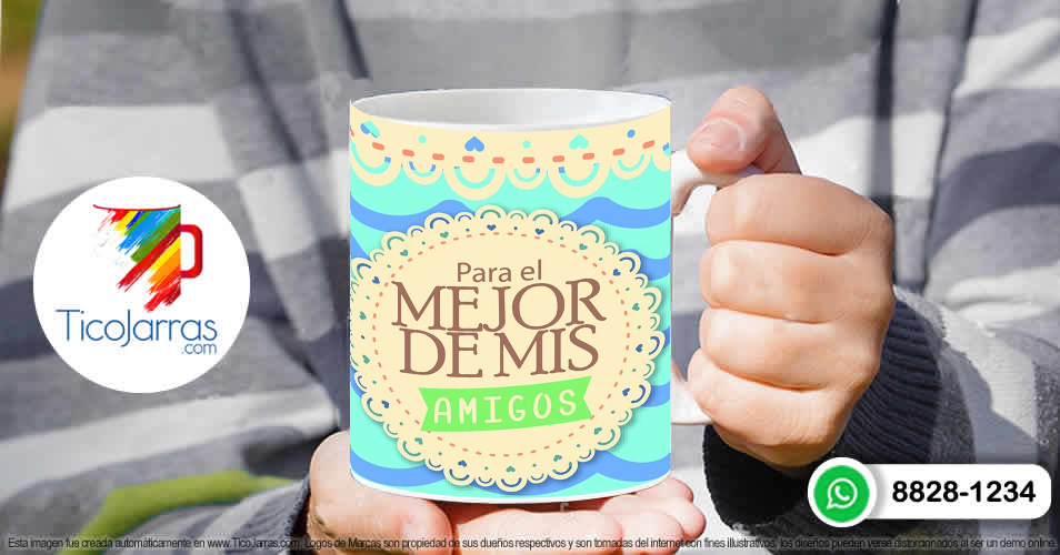 Tazas Personalizadas en Costa Rica Para el mejor de mis Amigos