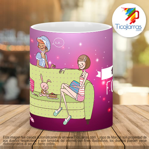 Tazas Personalizadas Best Friends Forever