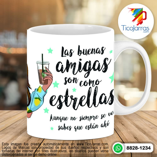 Diseños Personalizadas Las buenas amigas son como estrellas