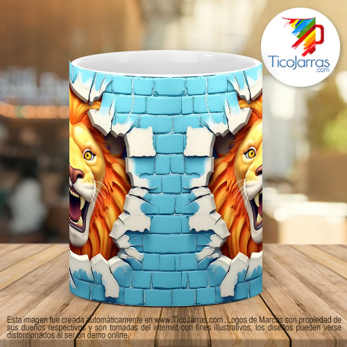 Tazas Personalizadas León 3D