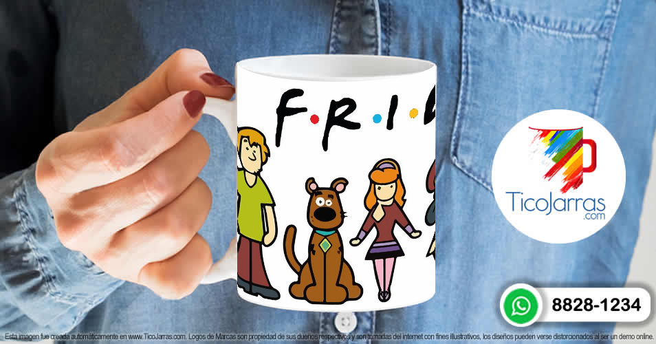 Artículos Personalizados Friends Scooby Doo