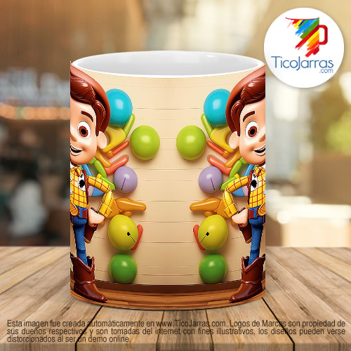 Tazas Personalizadas Woody 3D