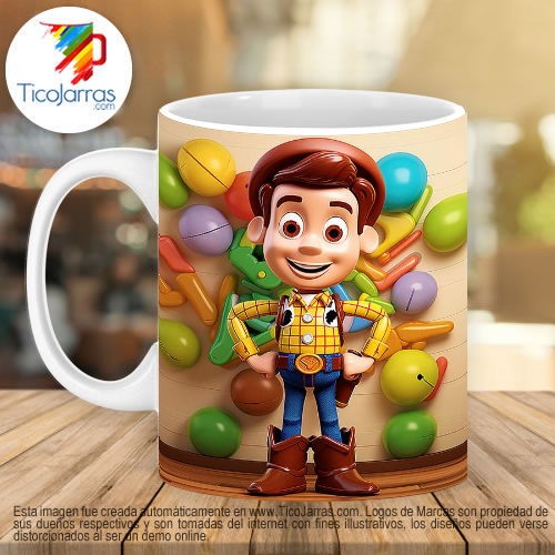 Jarras Personalizadas Woody 3D