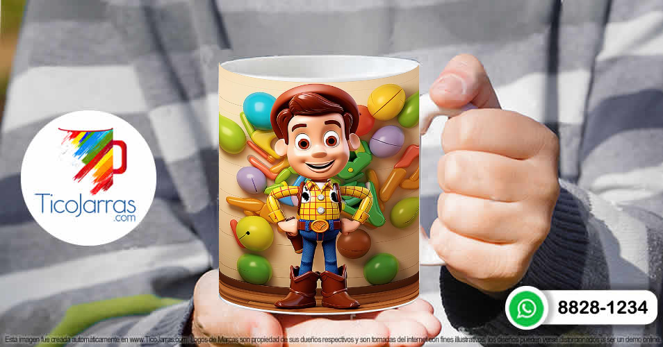 Tazas Personalizadas en Costa Rica Woody 3D