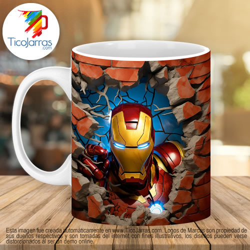 Jarras Personalizadas Iron Man