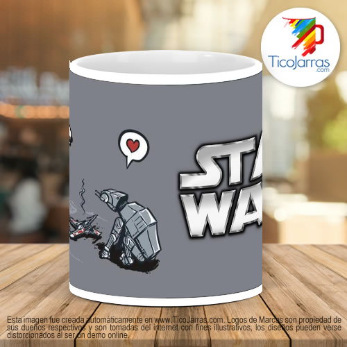 Tazas Personalizadas Star Wars Love