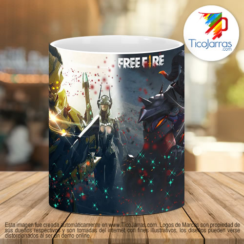 Tazas Personalizadas Free Fire