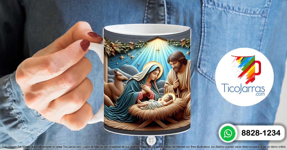 Artículos Personalizados Navidad - Pesebre 3d - Nacimiento de Jesús