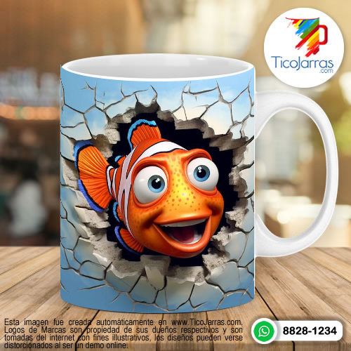 Tazas Personalizadas en Costa Rica Memo 3D