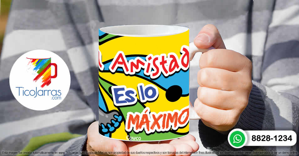 Tazas Personalizadas en Costa Rica Tu amistad es lo máximo