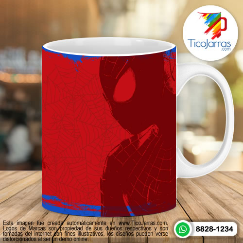 Tazas Personalizadas en Costa Rica Spider Man