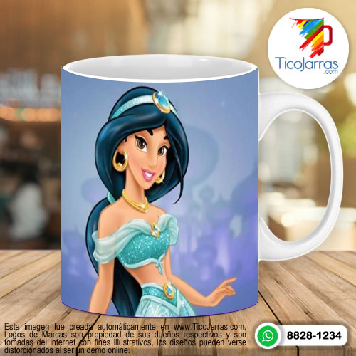 Tazas Personalizadas en Costa Rica Taza de la Princesa Jasmine