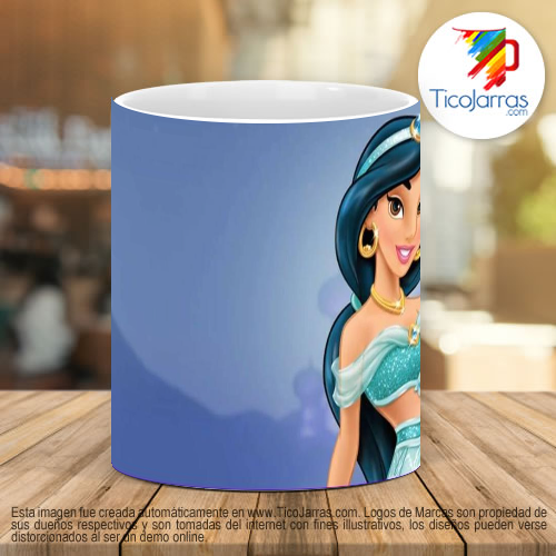 Tazas Personalizadas Taza de la Princesa Jasmine