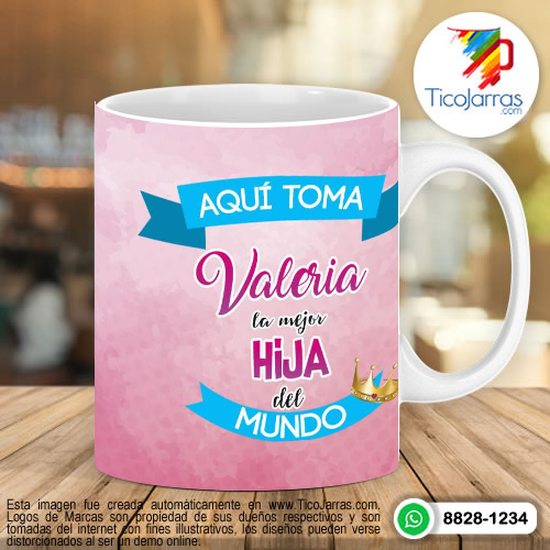 Diseños Personalizadas Aquí toma la mejor hija del mundo