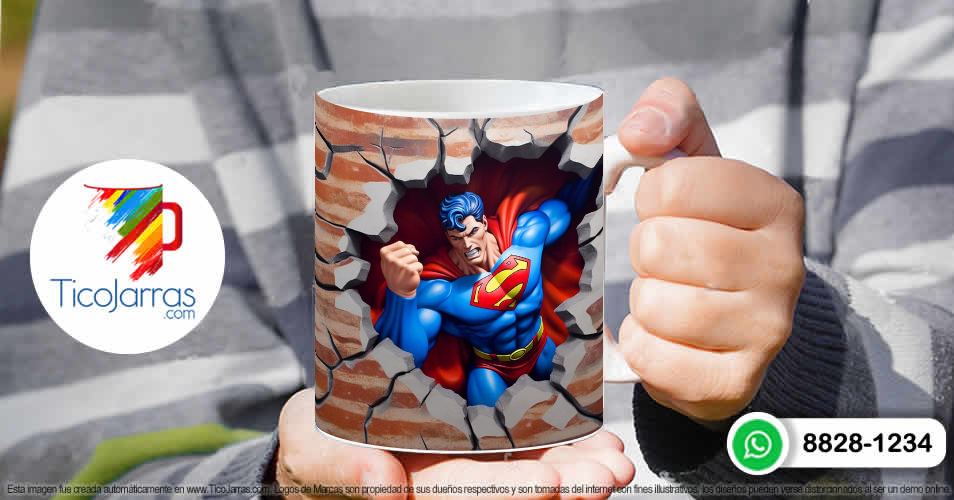 Tazas Personalizadas en Costa Rica Superman 3D