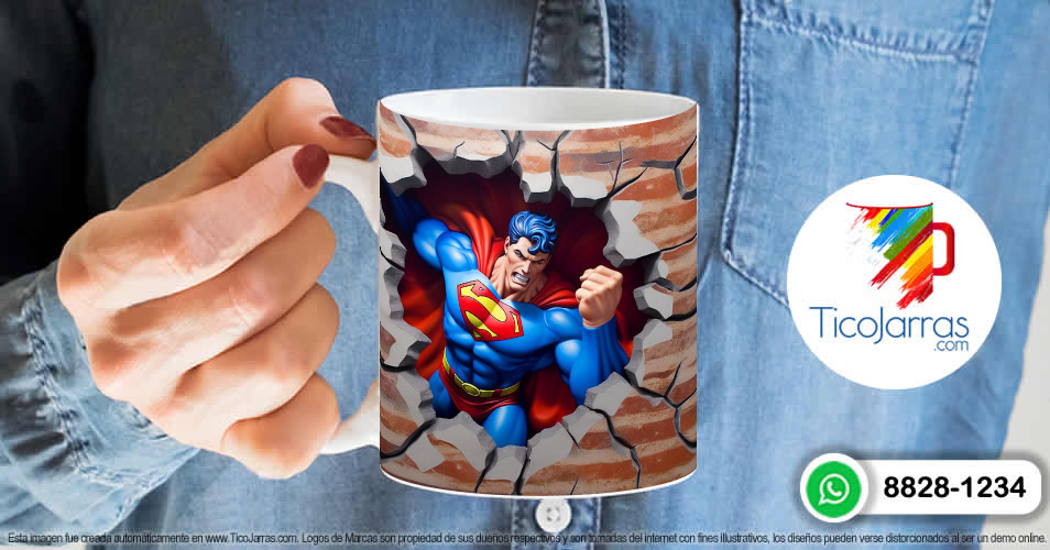 Artículos Personalizados Superman 3D