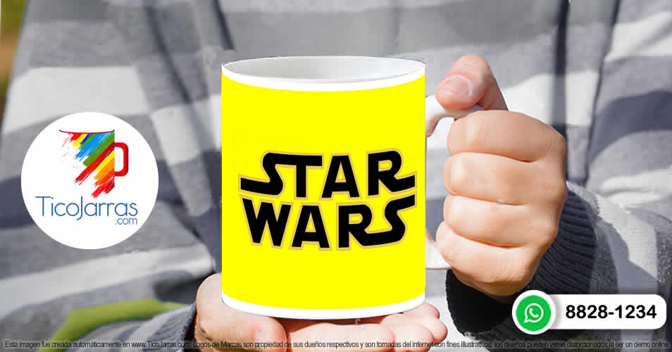 Tazas Personalizadas en Costa Rica Star Wars yellow