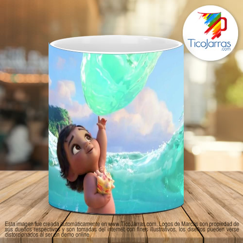 Tazas Personalizadas Taza de Moana bebé