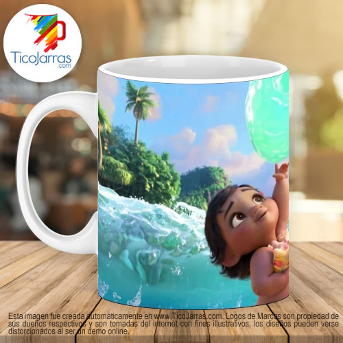 Jarras Personalizadas Taza de Moana bebé