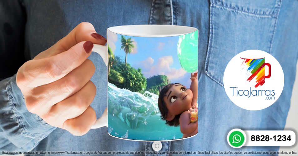 Artículos Personalizados Taza de Moana bebé