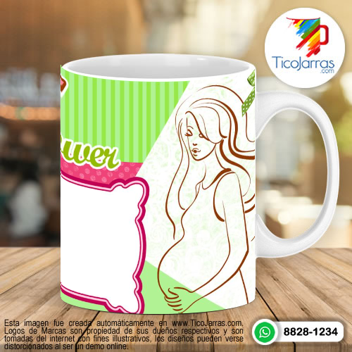 Tazas Personalizadas en Costa Rica Recuerdo baby Shower