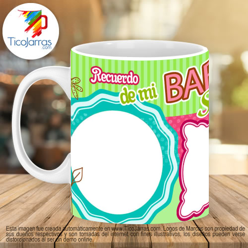 Jarras Personalizadas Recuerdo baby Shower