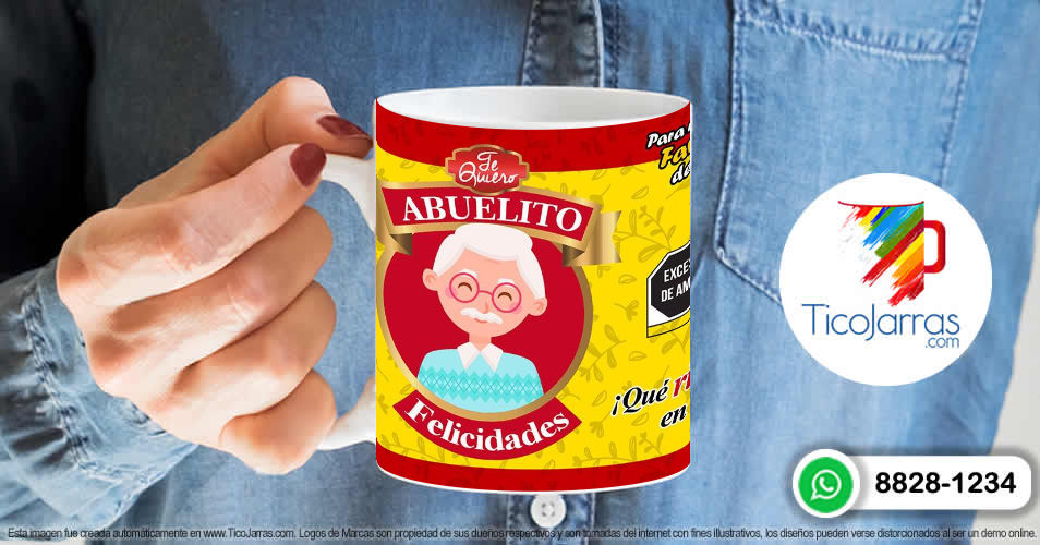 Artículos Personalizados Taza para Abuelito, con foto