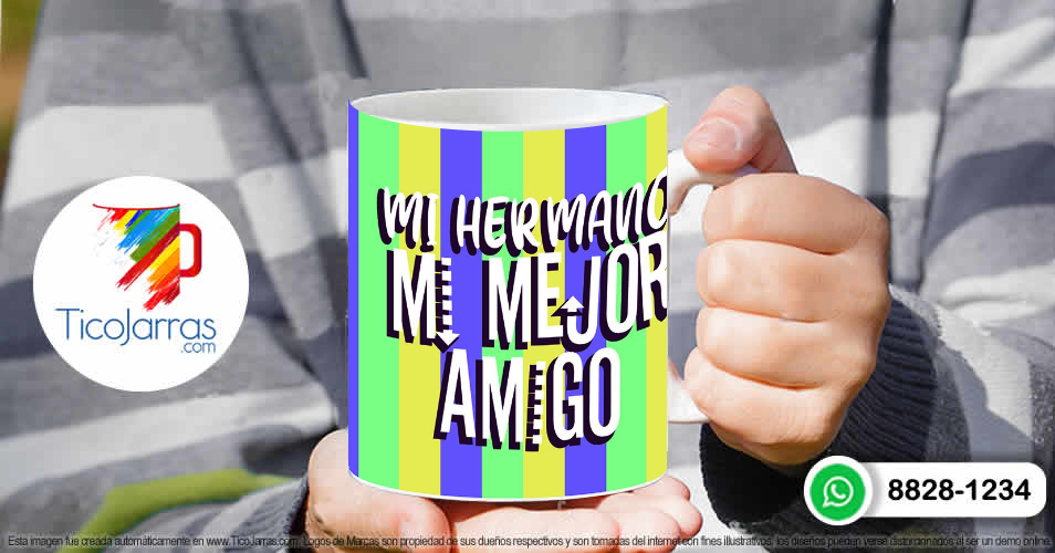 Tazas Personalizadas en Costa Rica Mi hermano mi mejor amigo