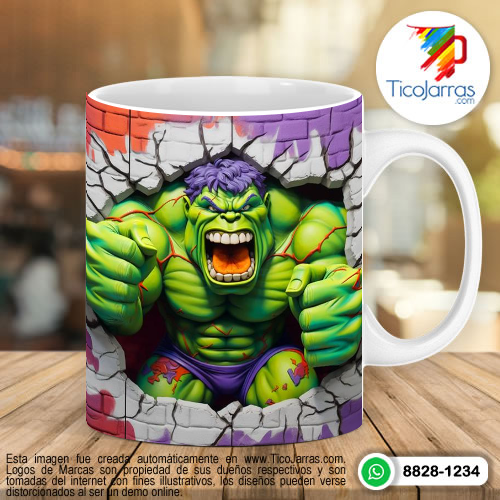 Diseños Personalizadas Hulk 3D