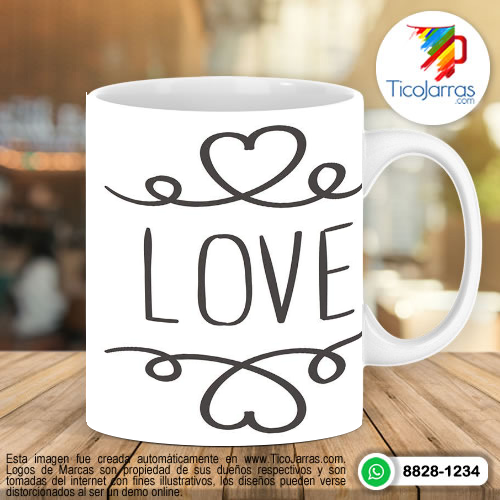 Diseños Personalizadas Taza Love 