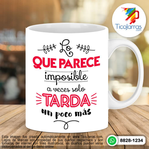 Diseños Personalizadas Lo que parece imposible a veces solo tarda un poco más