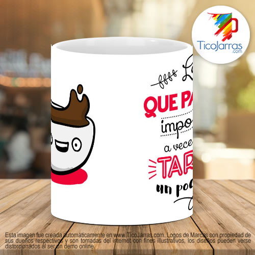 Tazas Personalizadas Lo que parece imposible a veces solo tarda un poco más