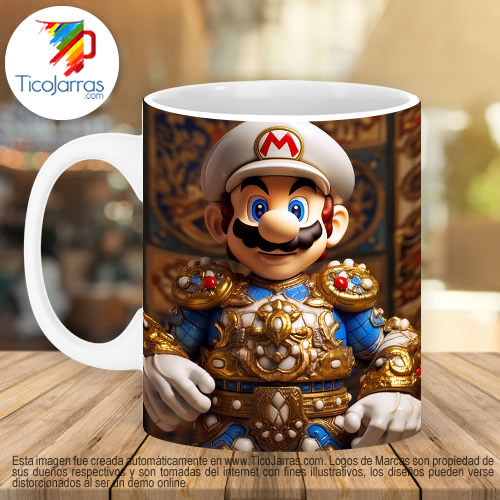 Jarras Personalizadas Rey Mario Bross