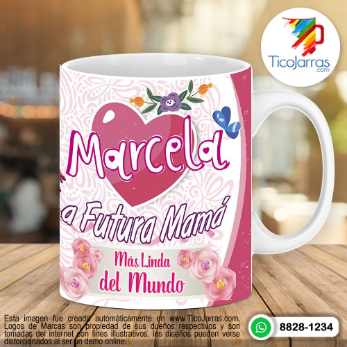 Diseños Personalizadas La futura Mamá, Nombre personalizdo