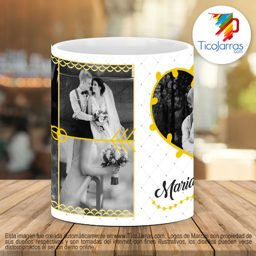 Tazas Personalizadas Taza para recuerdo de Boda