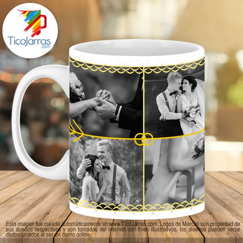 Jarras Personalizadas Taza para recuerdo de Boda