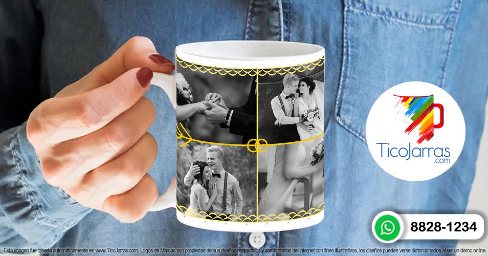 Artículos Personalizados Taza para recuerdo de Boda